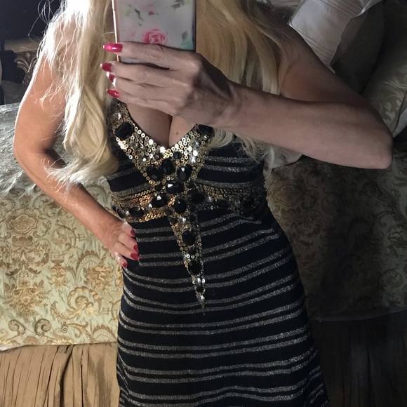 Faust Paris designer knit dress. Size small new - Picture 6 of 6